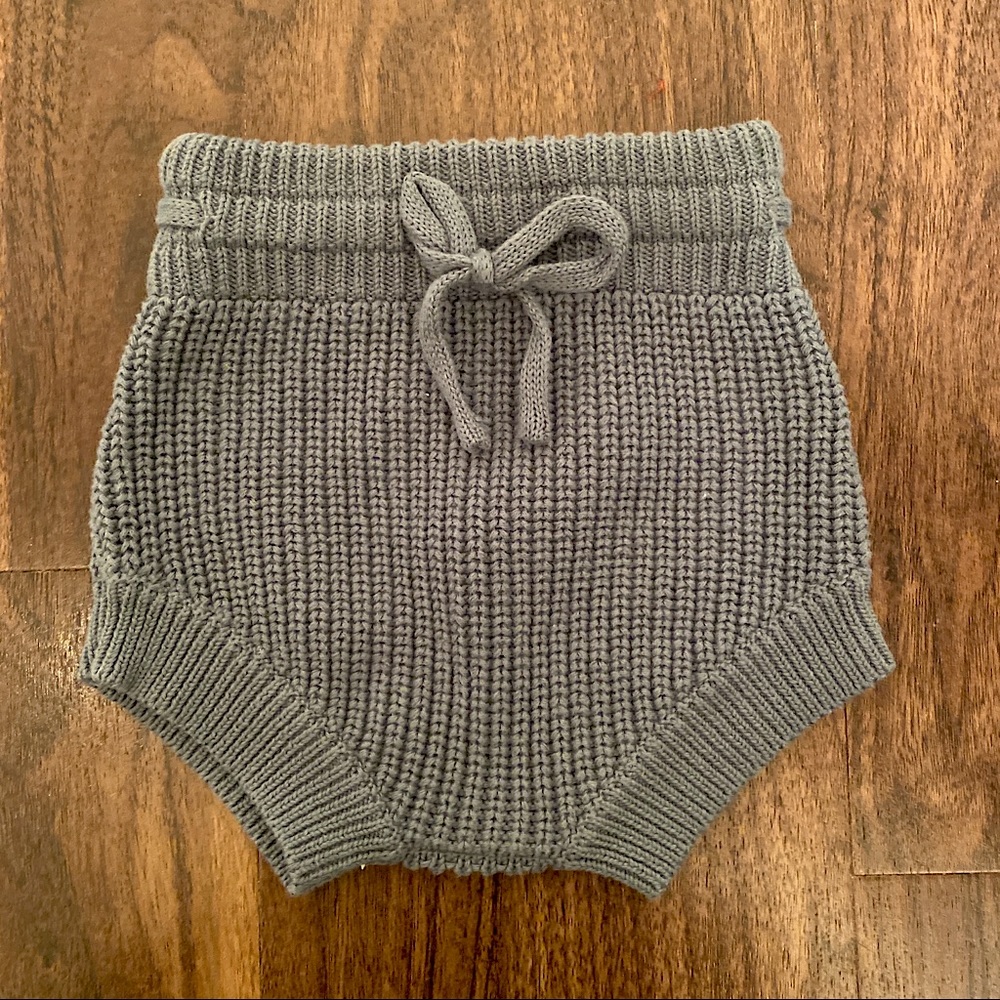 Mebie Baby Knit Bloomers Teal: 6-12 months